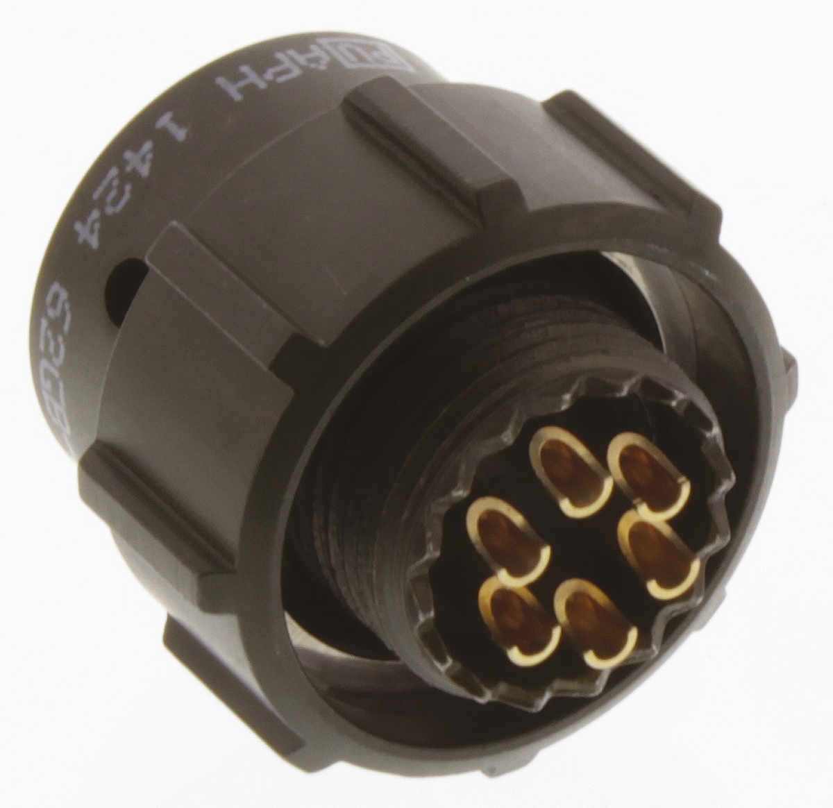 Amphenol Limited, 62GB 6 Way Cable Mount MIL Spec Circular Connector Plug, Socket Contacts,Shell Size 10, Bayonet