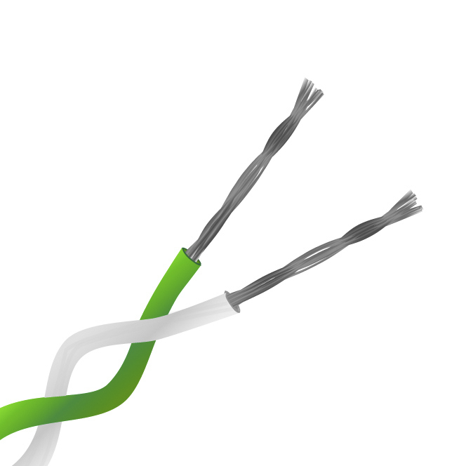 RS PRO Type K Thermocouple Cable/Wire, 5m, Unscreened, PFA Insulation, +260°C Max, 1/0.2mm