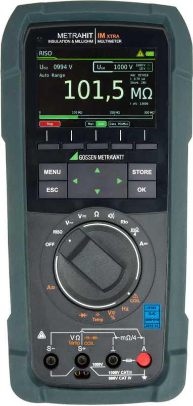 Gossen Metrawatt METRAHIT IM XTRA BT Handheld Digital Multimeter, True RMS