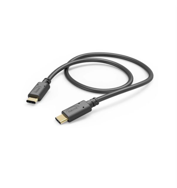 Hama USB 2.0, Male USB C to Male USB C, 480Mbps, 1m