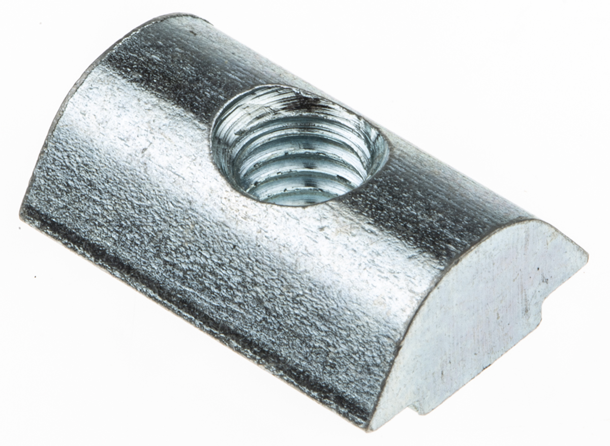 RS PRO M6 T-Slot Nut, Connecting Component, Strut Profile 30 mm, Groove Size 6mm