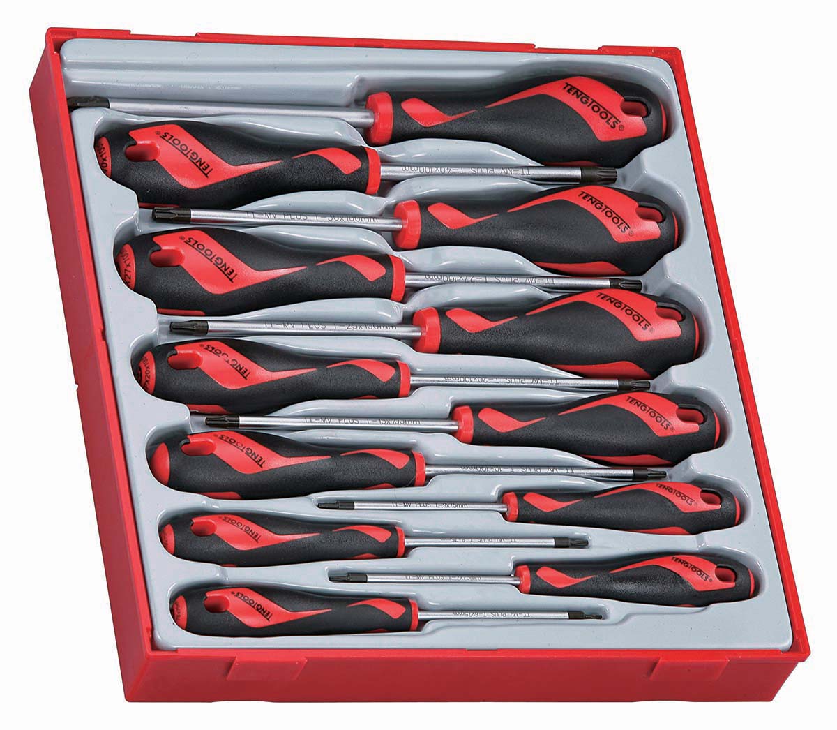 Teng Tools Ttd912Txn Screwdriver Set, 12-Piece