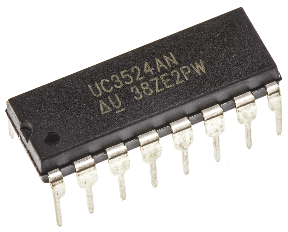 Texas Instruments UC3524AN, Dual PWM Controller, 40 V, 500 kHz 16-Pin, PDIP
