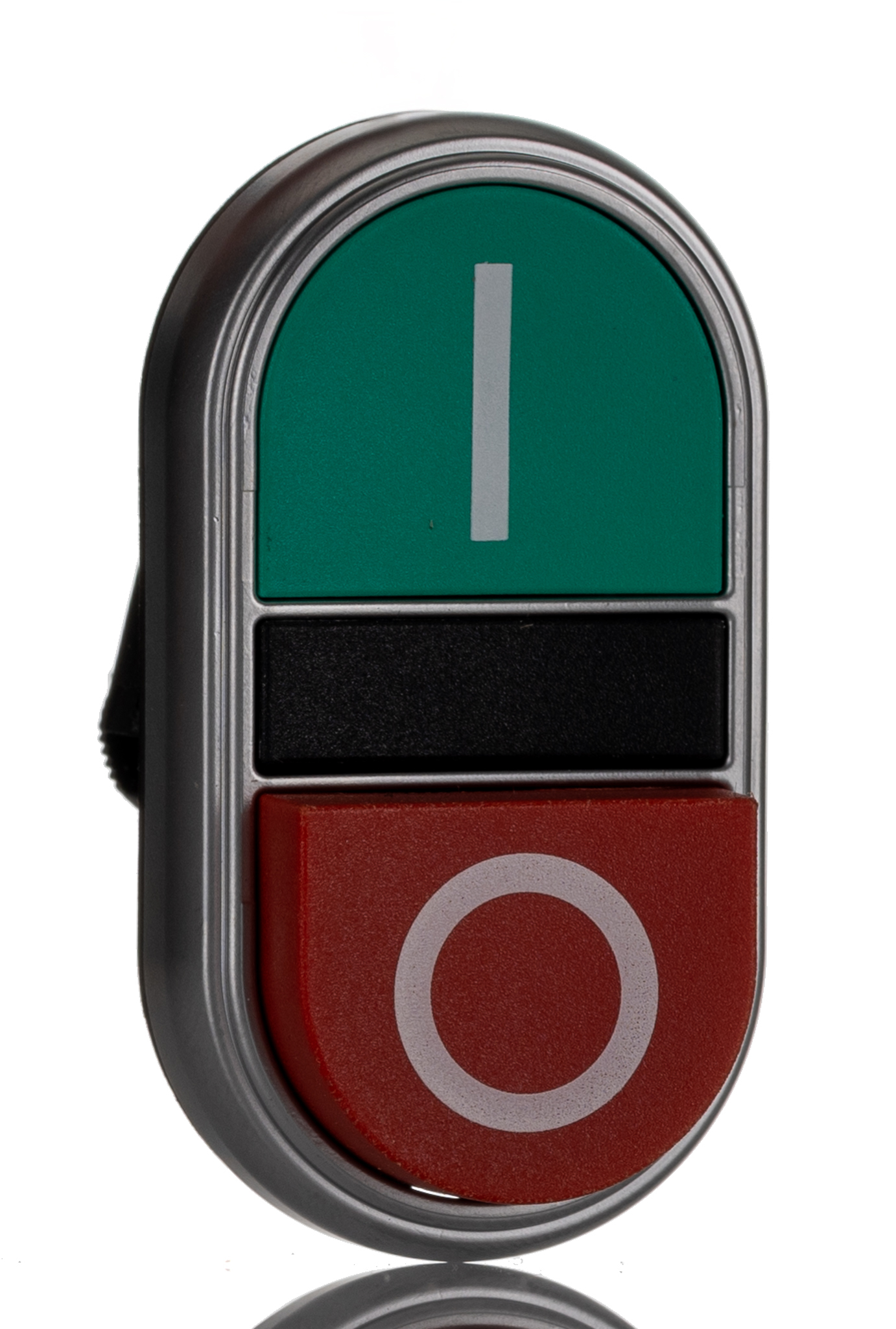 Lovato Platinum Series Green, Red Spring Return Push Button Head, 22mm Cutout, IP66, IP67, IP69K