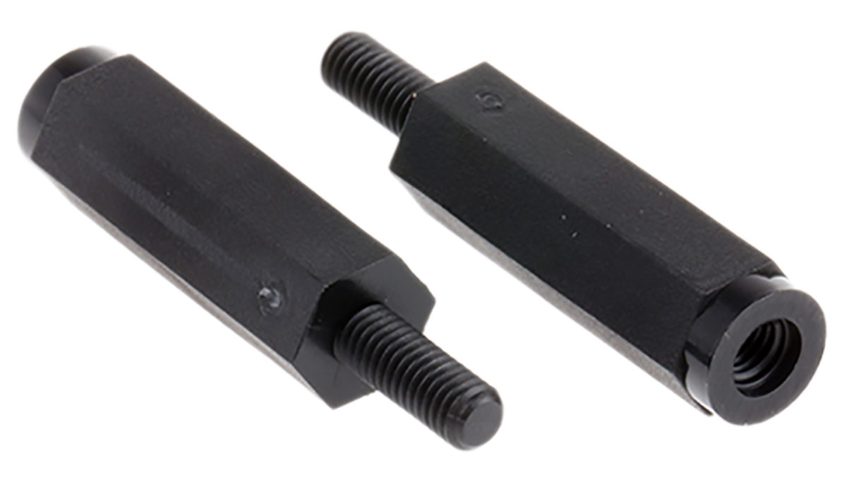Essentra Standoff, M3 Thread, 20mm Body, Nylon, Male/Female