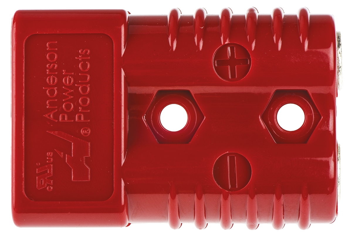 Anderson Power Products, SB175 Series 2 Way Battery Connector, Feed Through, 175A, 600 V