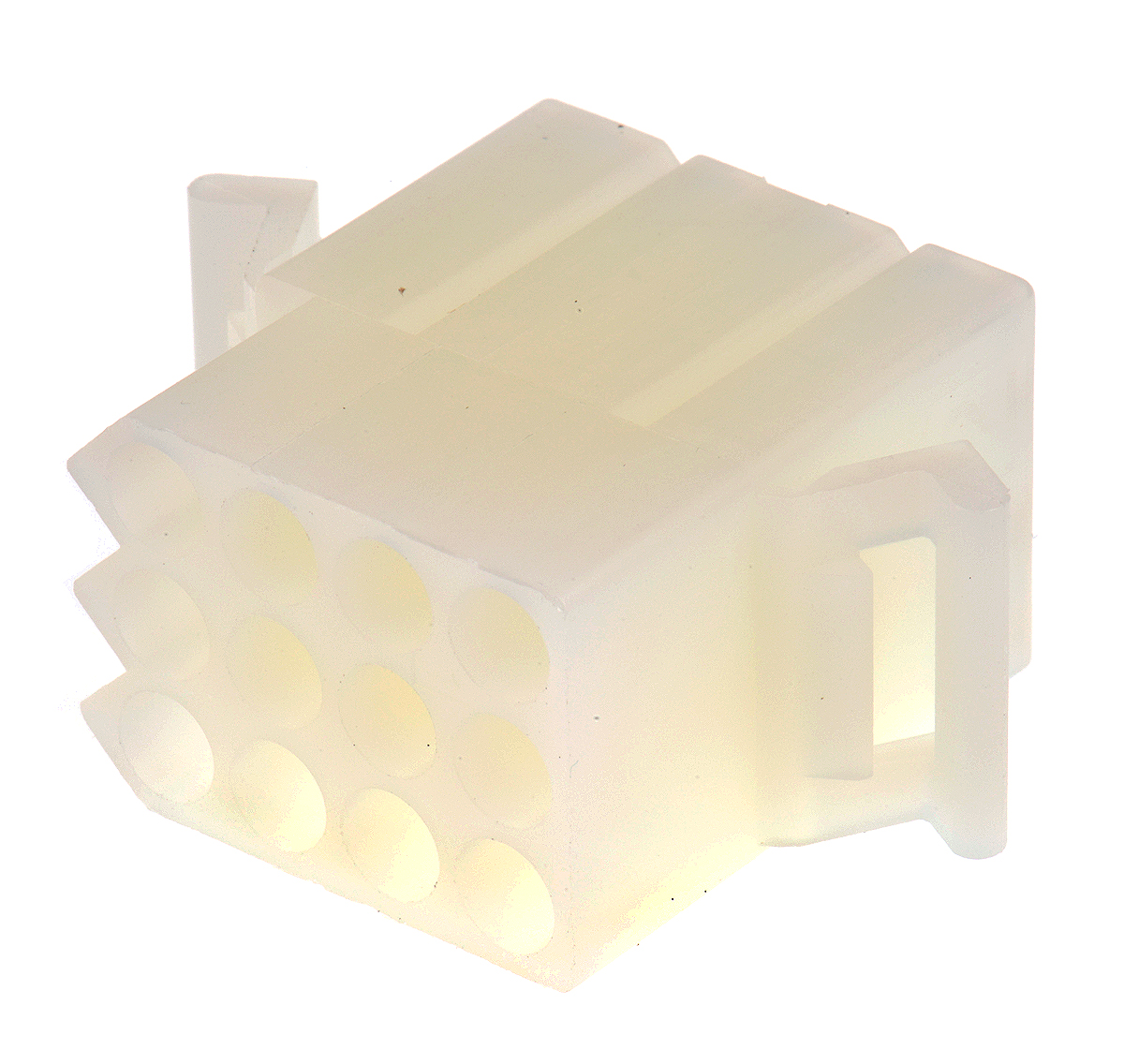 Molex, STANDARD .093" Female Connector Housing, 5.03mm Pitch, 12 Way, 3 Row