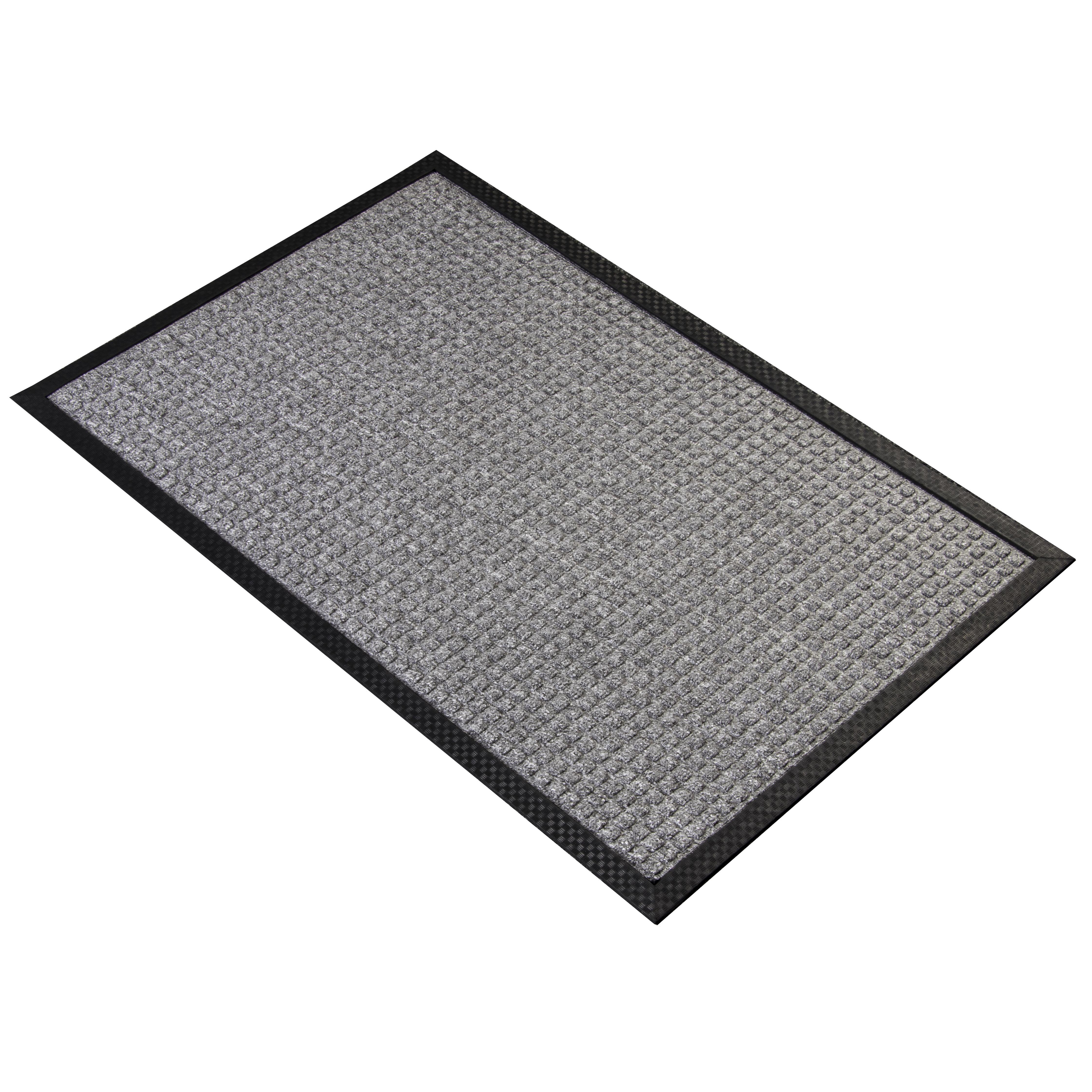 RS PRO Superdry, Entrance Mat, Waffle, Indoor Use, Grey, 0.6m 0.9m 7mm