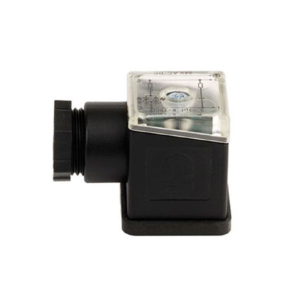 EMERSON ? ASCO 2P+E DIN 43650, Female DIN 43650 Solenoid Connector, 230 V Voltage