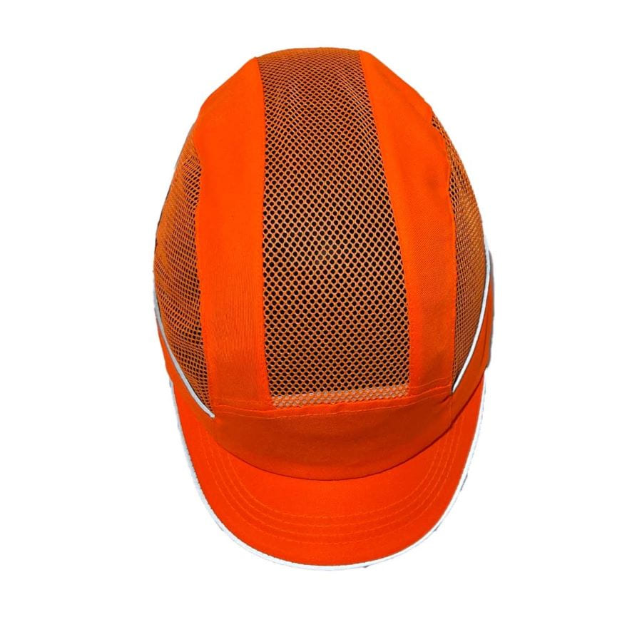 SURFLEX Orange Standard Peak Bump Cap, PPE Protective Material