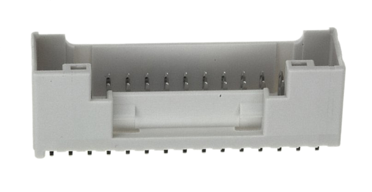 JST PUD Series Straight Through Hole PCB Header, 30 Contact(s), 2 mm Pitch, 2 Row, Shrouded