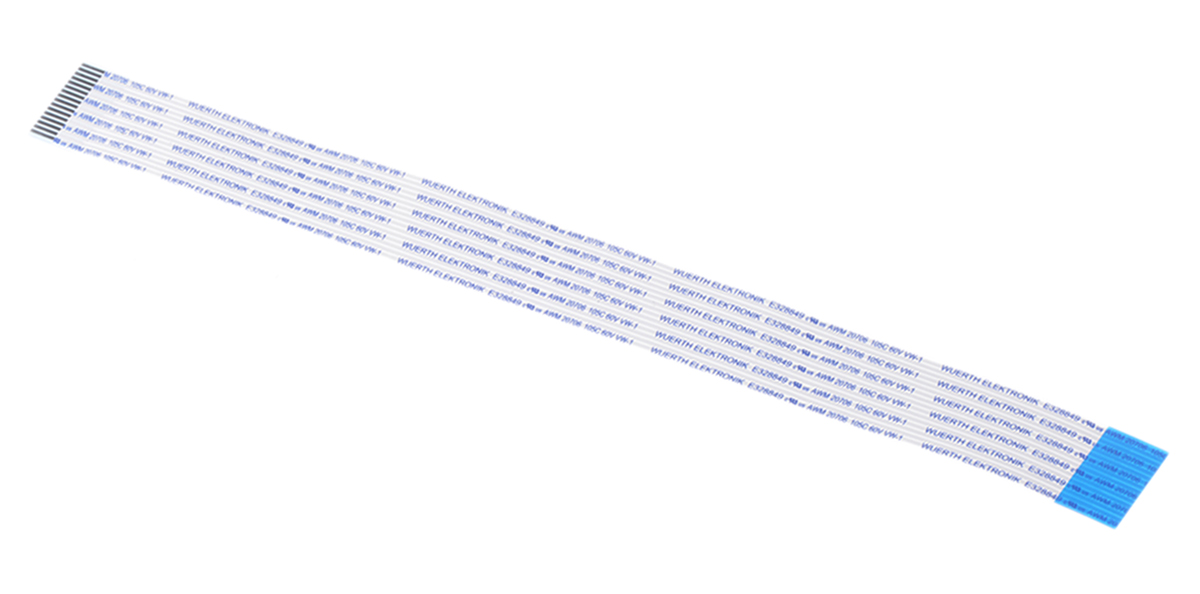 Wurth Elektronik WR-FFC Series FFC Ribbon Cable, 16-Way, 1mm Pitch, 200mm Length