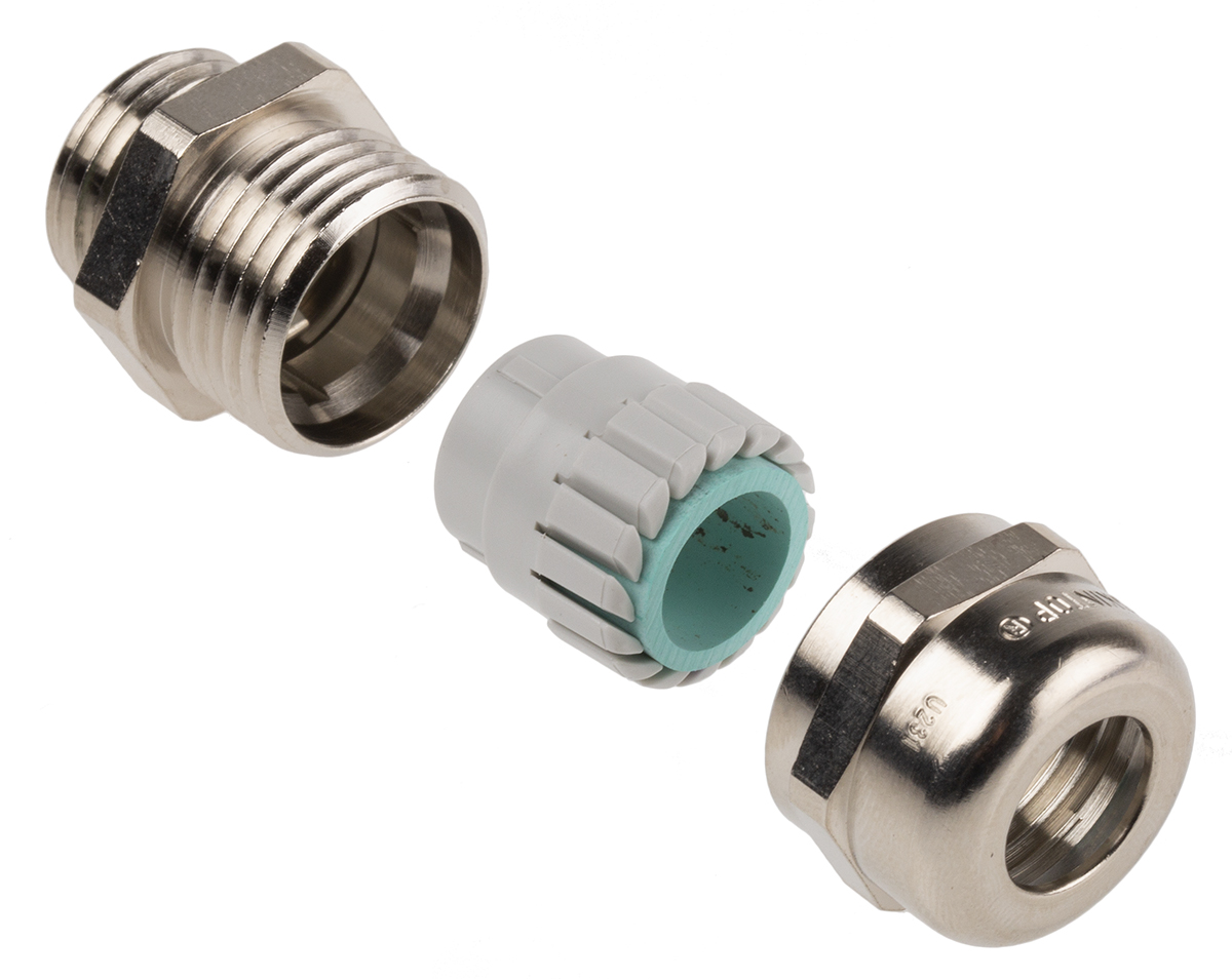 Lapp SKINTOP Series Nickel Plated Brass Cable Gland, M16 Thread, 4.5mm min., 9mm max., IP68
