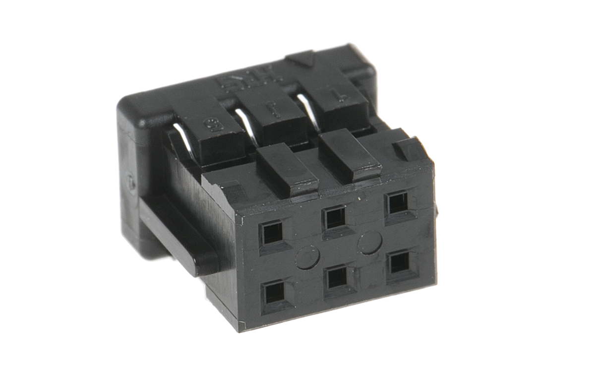 Hirose, DF11 Female Connector Housing, 2mm Pitch, 6 Way, 2 Row