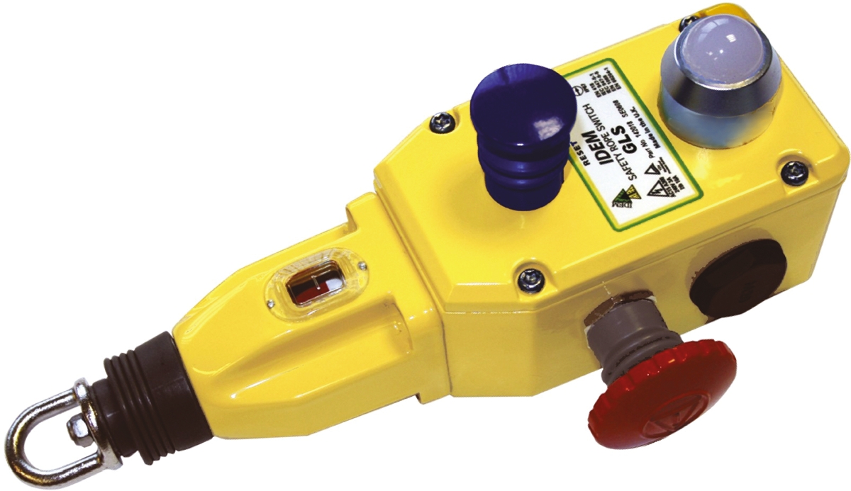 IDEM GLS Rope Pull Switch, 80m, 2NO/2NC, Straight
