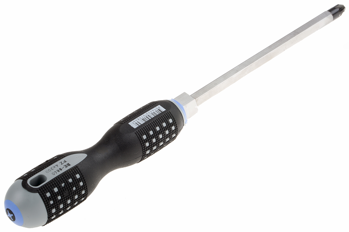 Bahco Pozidriv  Screwdriver, PZ4 Tip, 200 mm Blade, 361 mm Overall