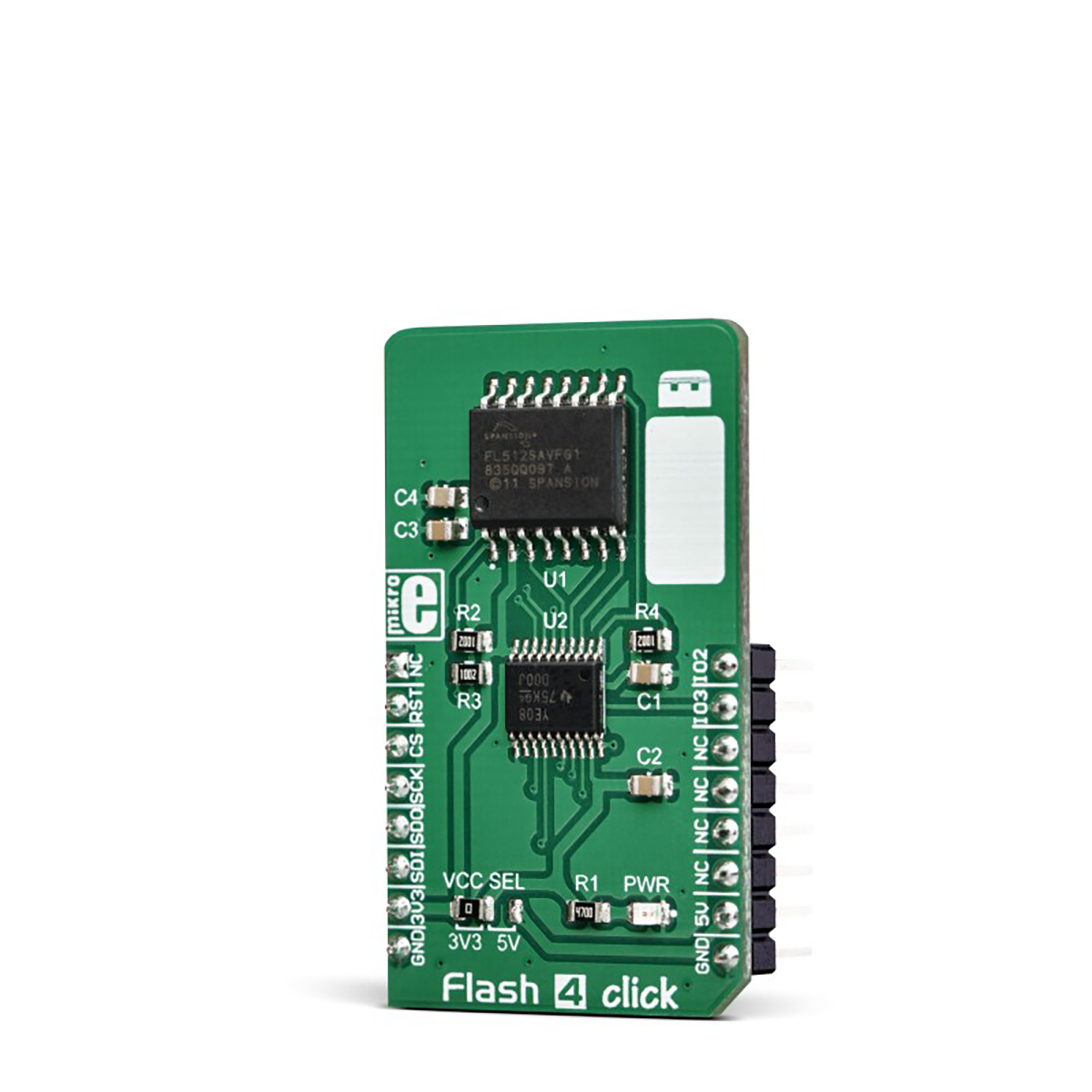 MikroElektronika MIKROE-3191, Flash 4 Click Add On Board