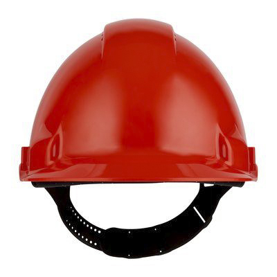 3M Peltor Uvicator G3000 Red Safety Helmet , , Ventilated