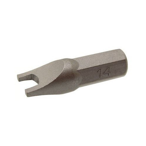 SAM Spanner Screwdriver Bit, 1/4 in Tip, 1/4 Drive, Square Drive, 25 mm Overall