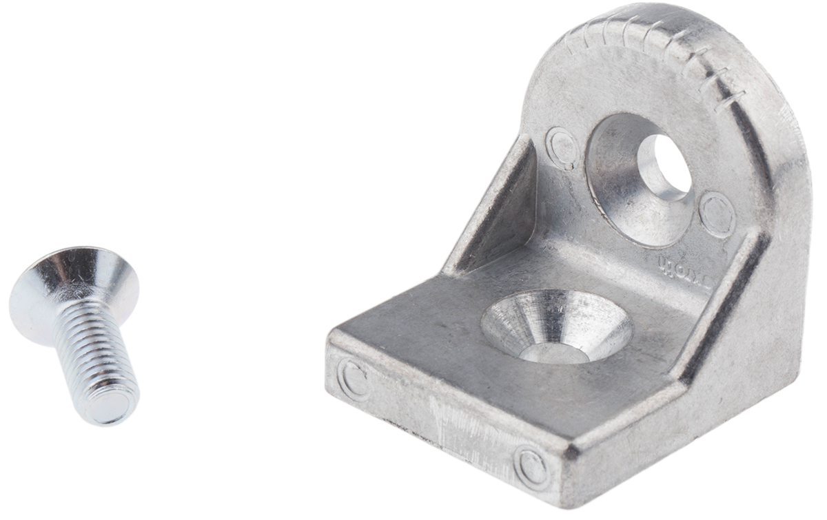 Bosch Rexroth M8 Type R Bracket, Connecting Component, Strut Profile 40 mm, 45 mm, 50 mm, 60 mm, Groove Size 8mm