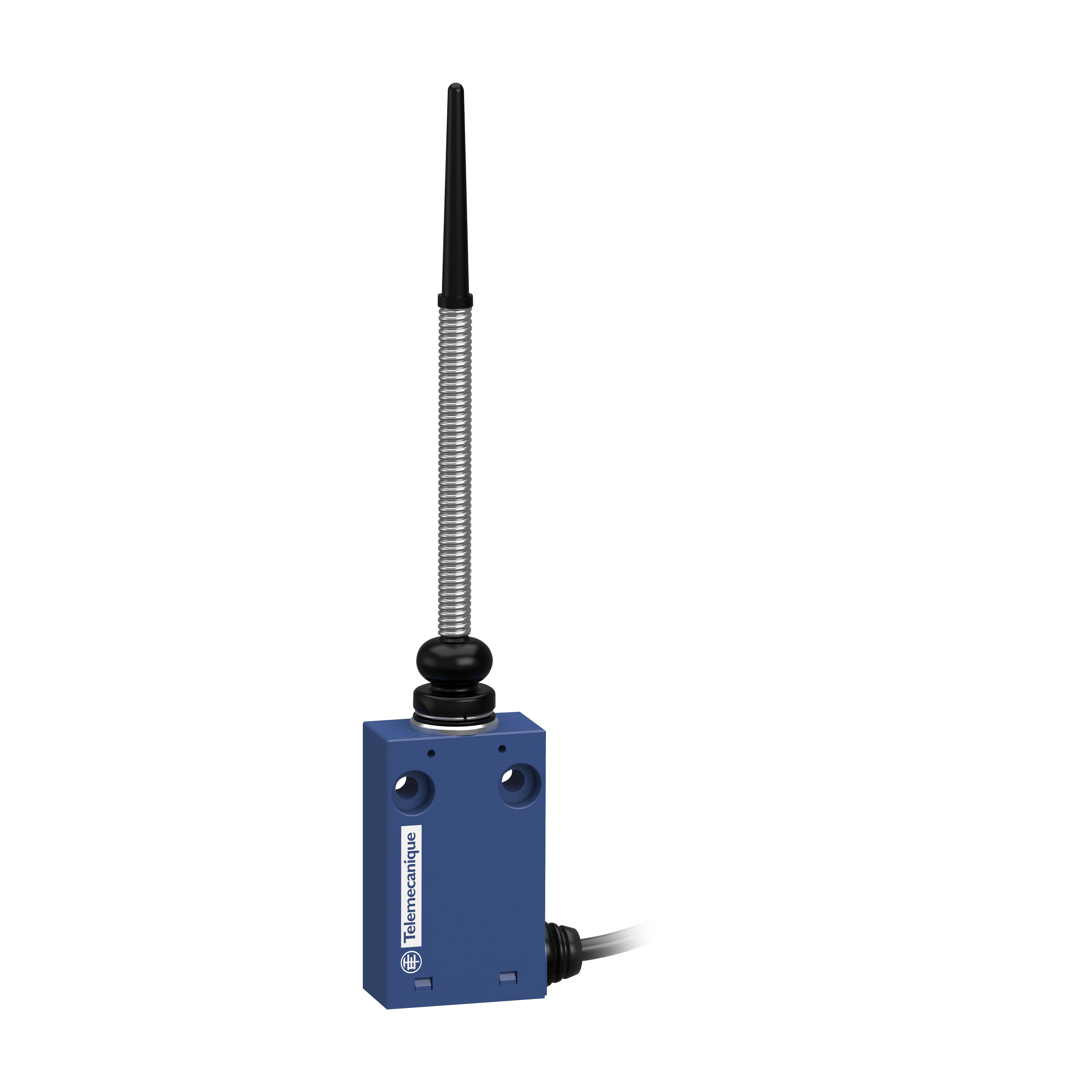 Telemecanique Sensors XCMH Series Spring Lever Limit Switch, 1NO/1NC, IP66, IP67, 2P, Plastic Housing