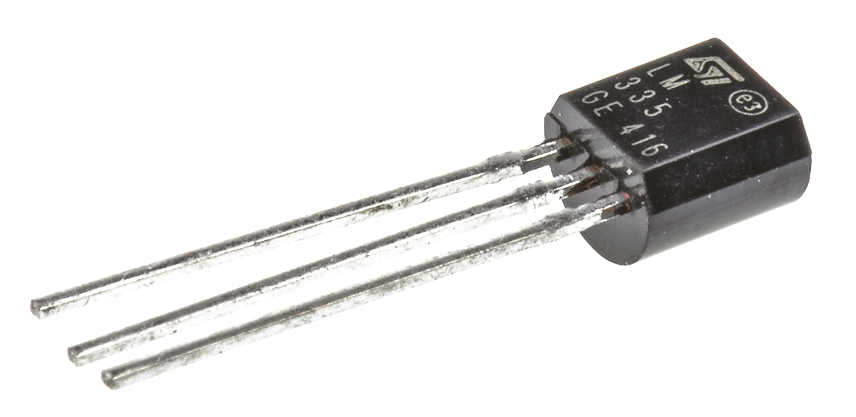 STMicroelectronics Temperature Sensor, Voltage Output, Through Hole Mount, Analogue, ±5°C, 3 Pins