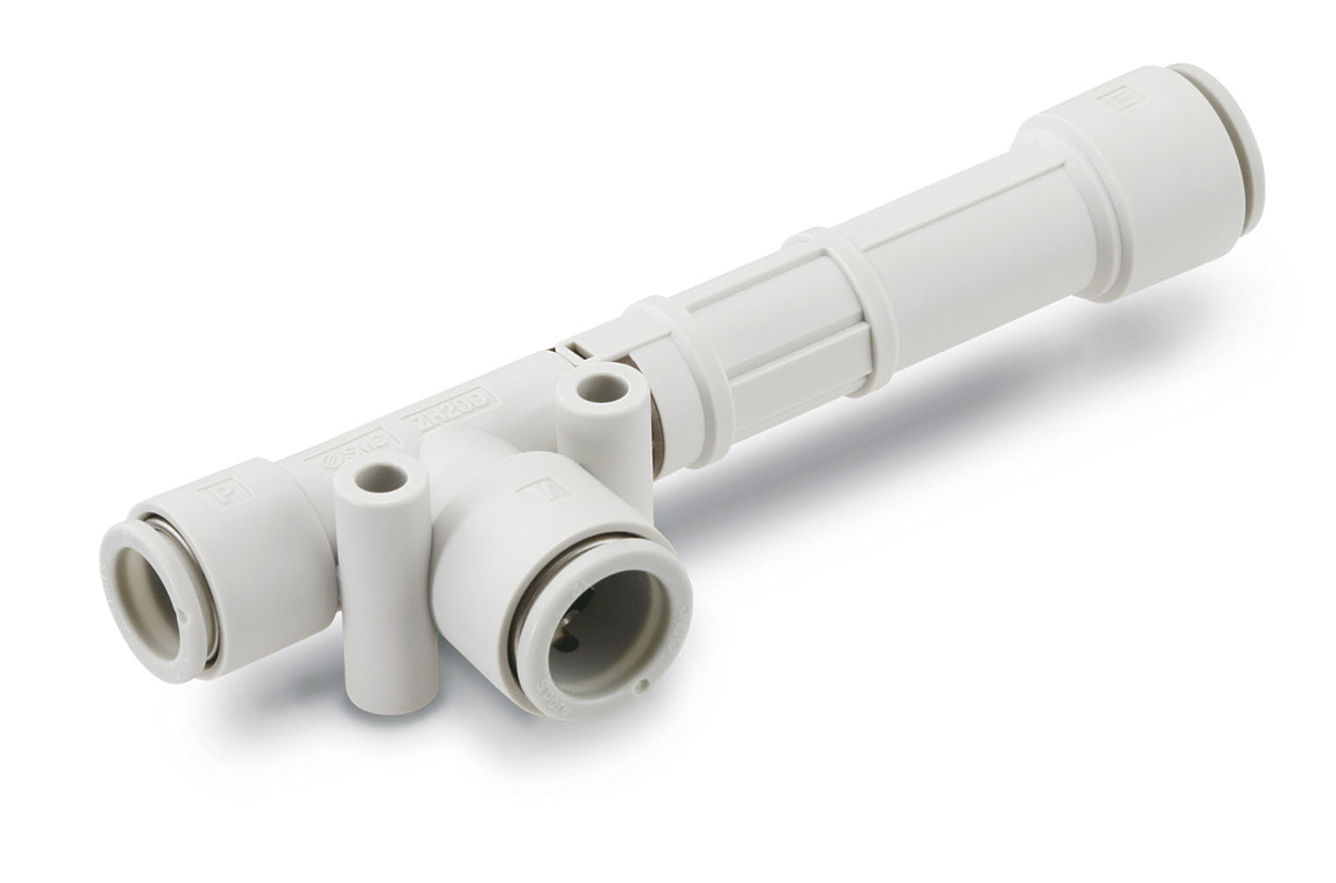 SMC Vacuum Generator, 2mm nozzle , -90kPa 155L/min, ZH series