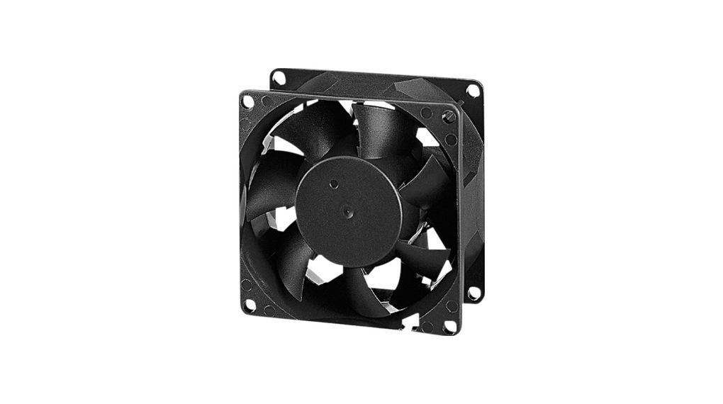 Sunon Axial Fan, 24 V dc, dc Operation, 59.5cfm, 4.8W, 200mA Max, 80 x 80 x 38mm