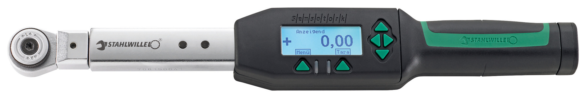 STAHLWILLE 713R/6 Digital Torque Wrench, 3 → 60Nm, 3/8 in Drive, Round Drive, 9 x 12mm Insert