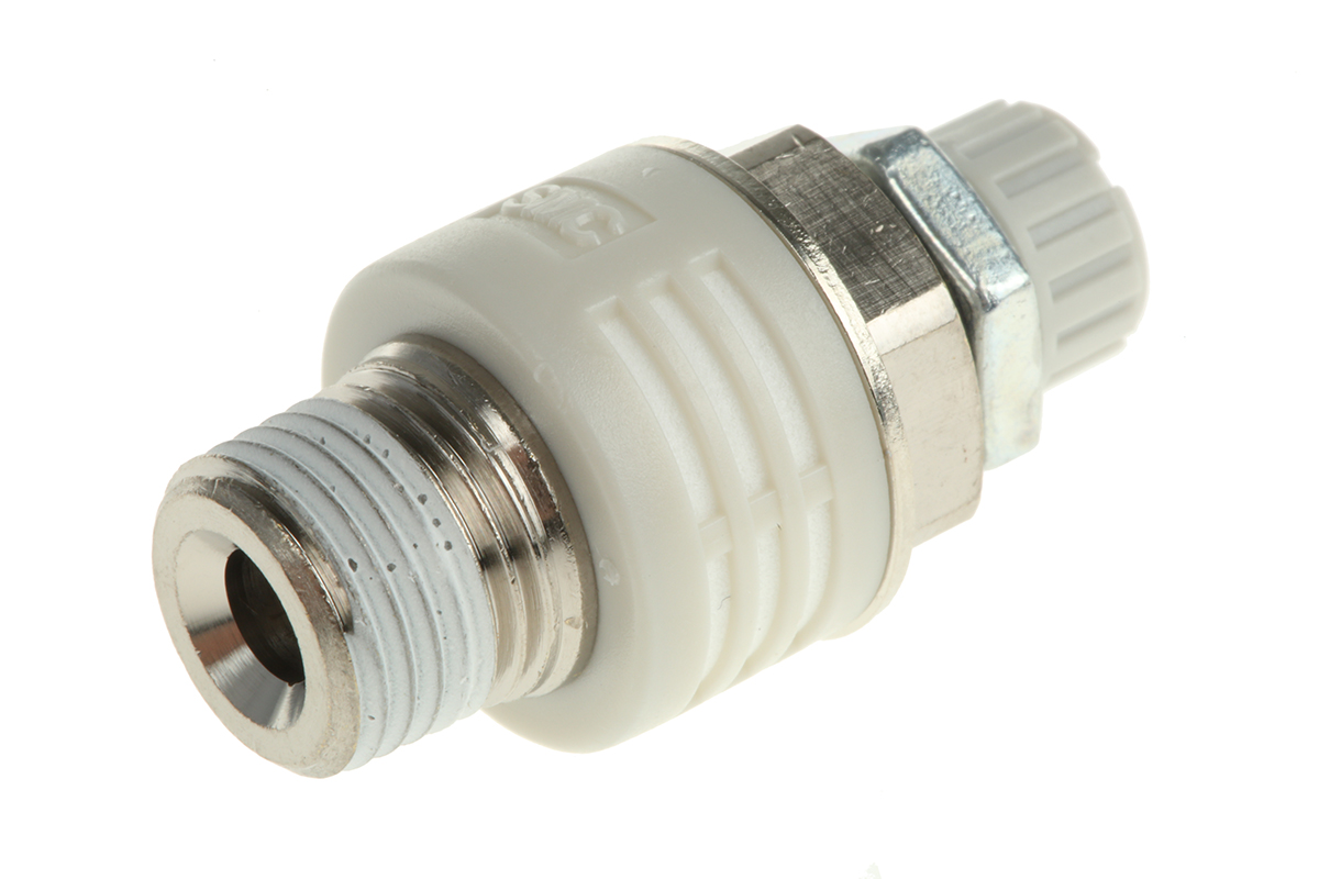 SMC ASN2 Brass 1.5MPa Pneumatic Silencer, Threaded, R 1/8 Male