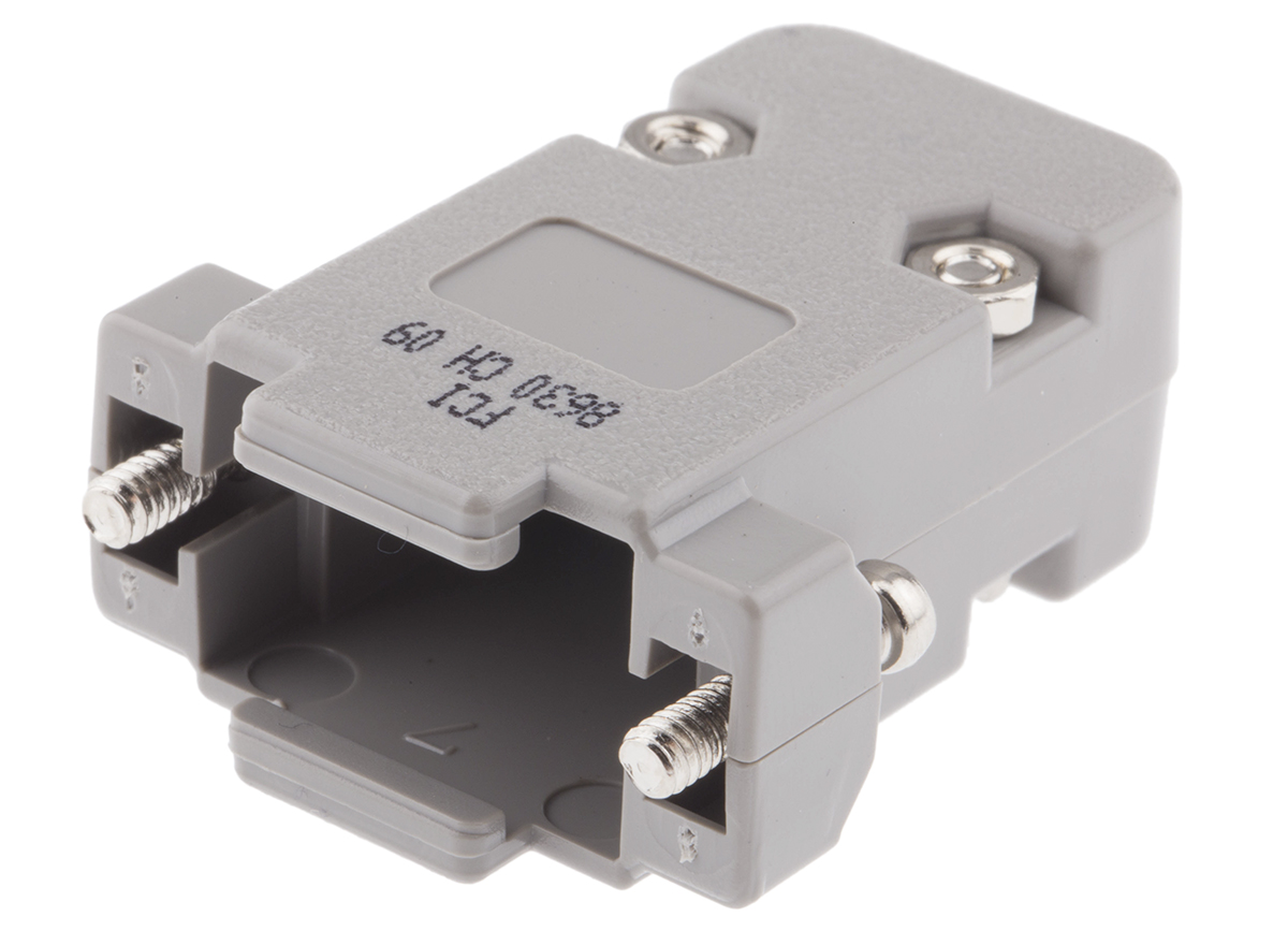 Amphenol Communications Solutions 8630CH Series Thermoplastic D Sub Backshell, 9 Way