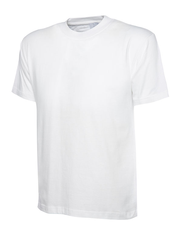 Uneek White T-Shirt, EUR- XL