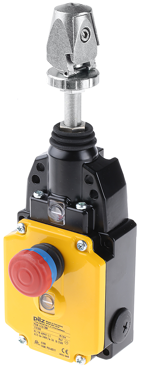 Pilz PSENrope Rope Pull Switch, 75m, NO/NC, Straight