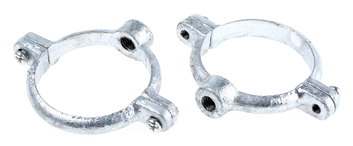 Georg Fischer Galvanised Iron Pipe Collar, 2in