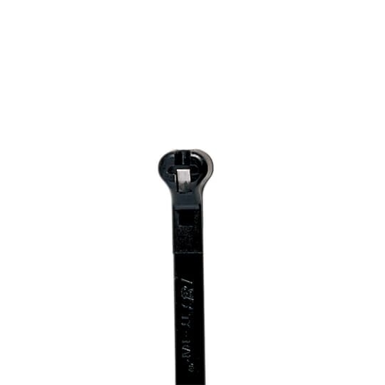 Thomas & Betts Cable Ties, , 208mm x 3.6 mm, Black Nylon, Pk-100