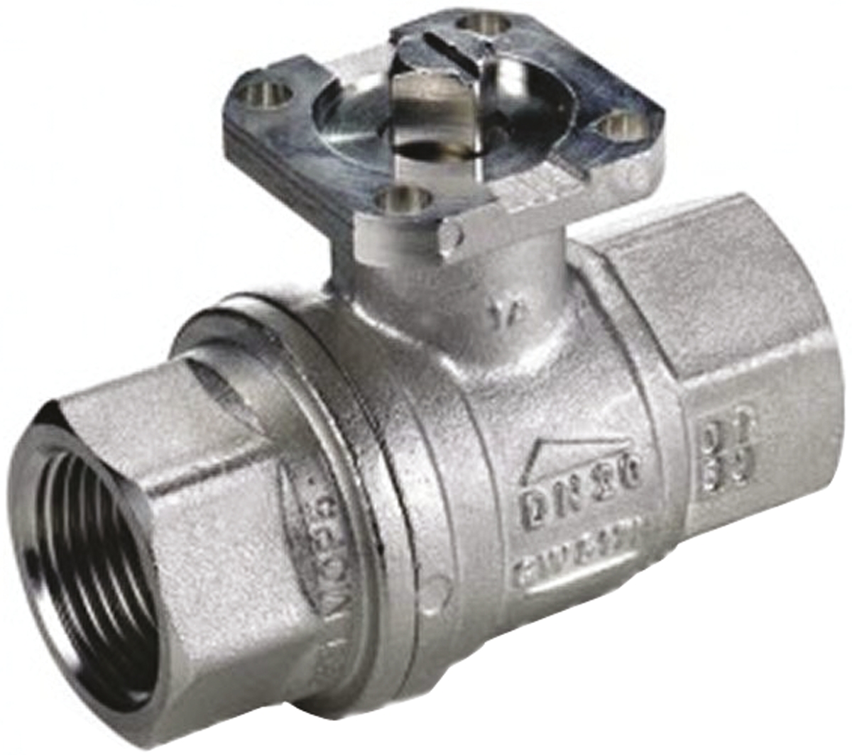 RS PRO Brass Full Bore, 2 Way, Ball Valve, Threaded