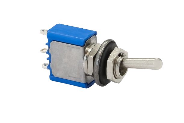 APEM Toggle Switch, Panel Mount, On-On, 1P, Solder Lug Terminal, 125V ac