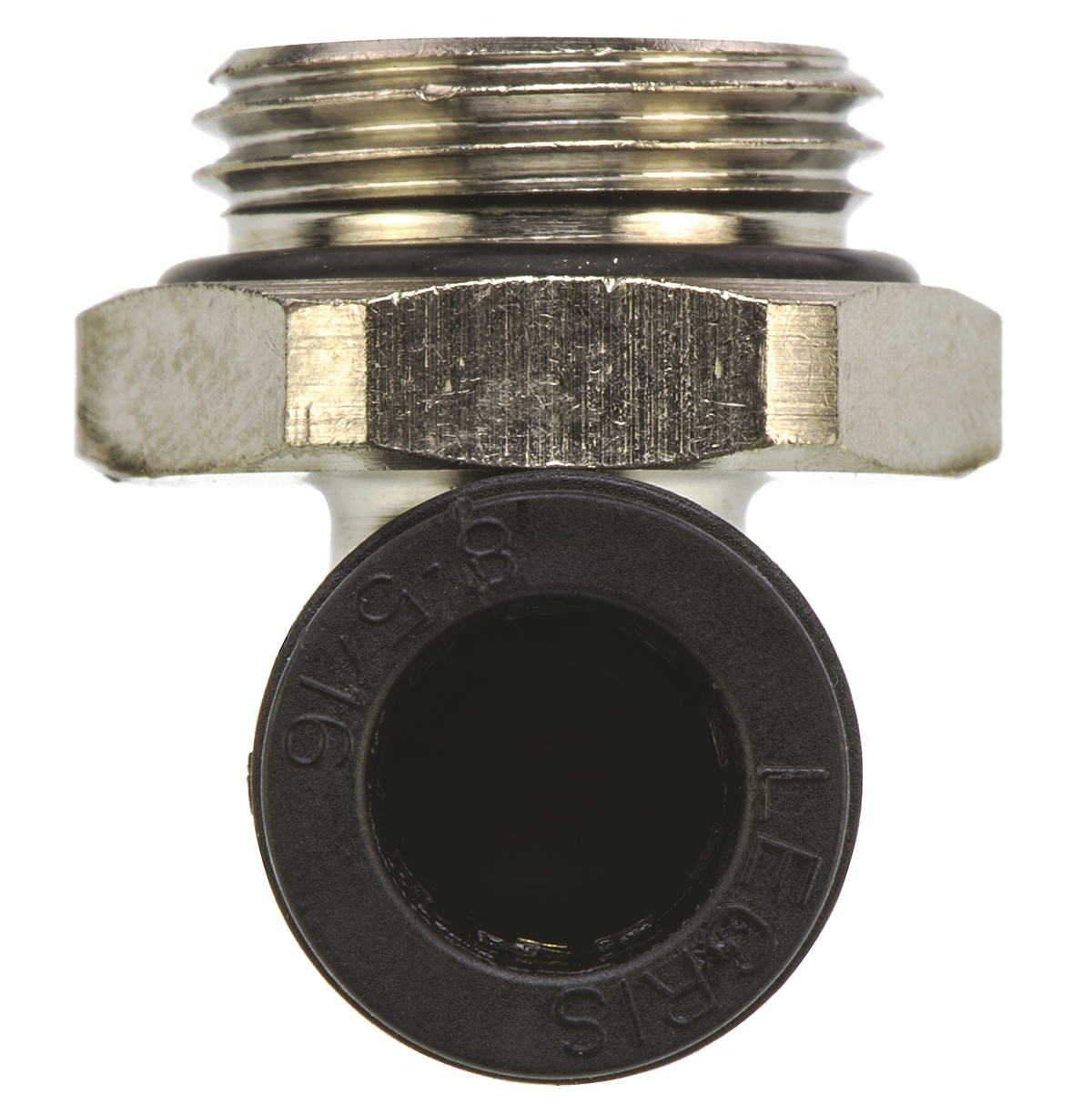 Legris LF3000 Series Elbow Threaded Adaptor, G 3/8 Male to Push In 8 mm, Threaded-to-Tube Connection Style