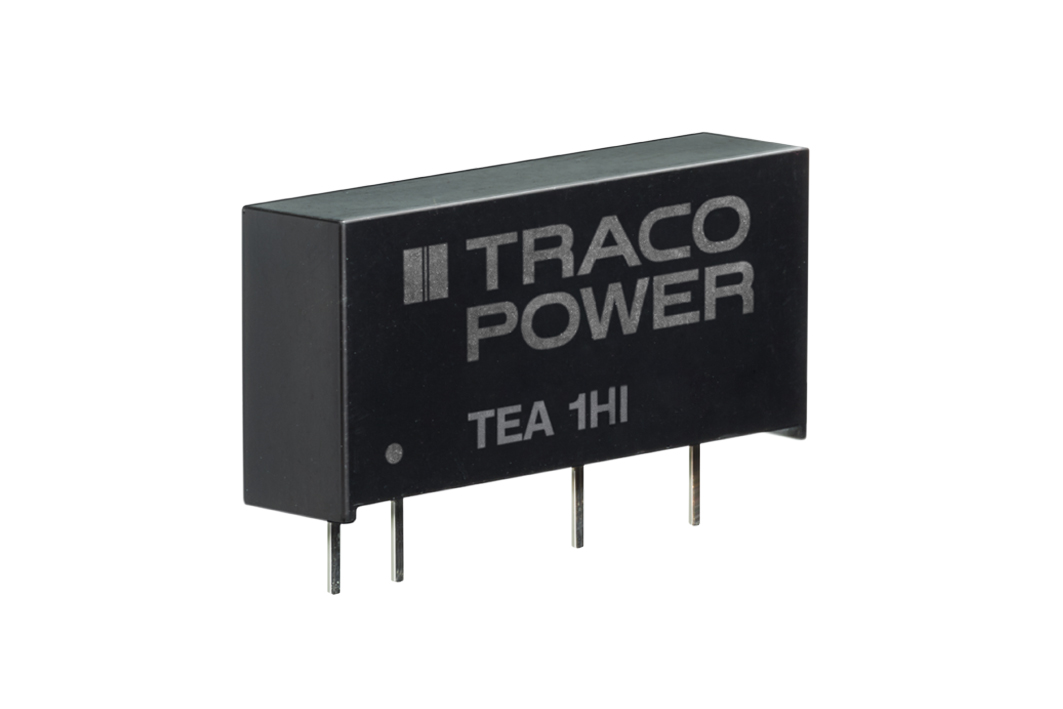 TRACOPOWER TEA 1 DC-DC Converter, 5V dc/ 200mA Output, 4.5 → 5.5 V dc Input, 1W, Through Hole, +85°C Max Temp