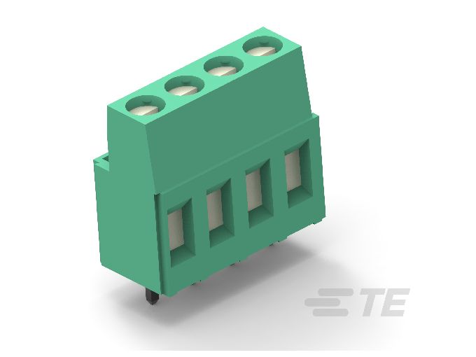 TE Connectivity PCB Terminal Block, 3-Contact, 5.08mm Pitch, Board Mount, 1-Row