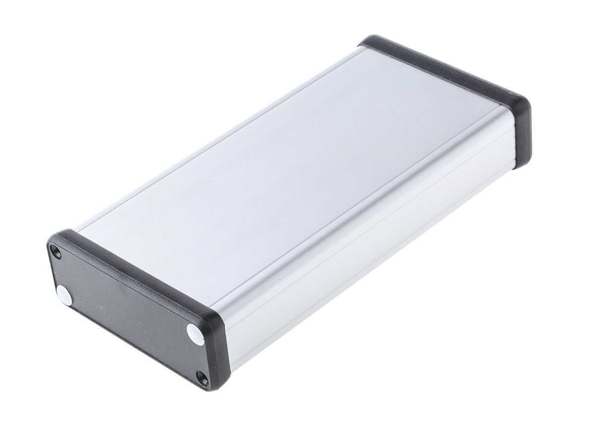 Hammond 1455 Clear Anodised Aluminium Enclosure, 160 x 78 x 27mm