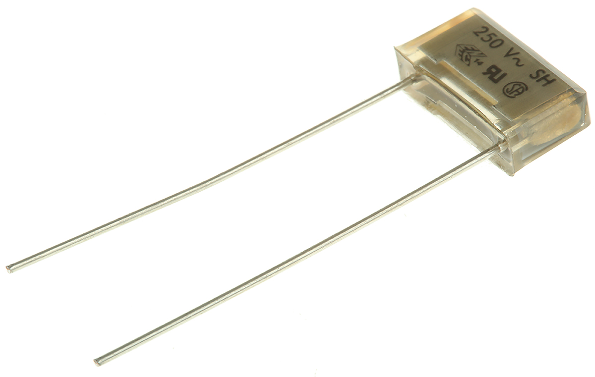 KEMET PME271 Paper Capacitor, 250V ac, ±20%, 1nF, Through Hole