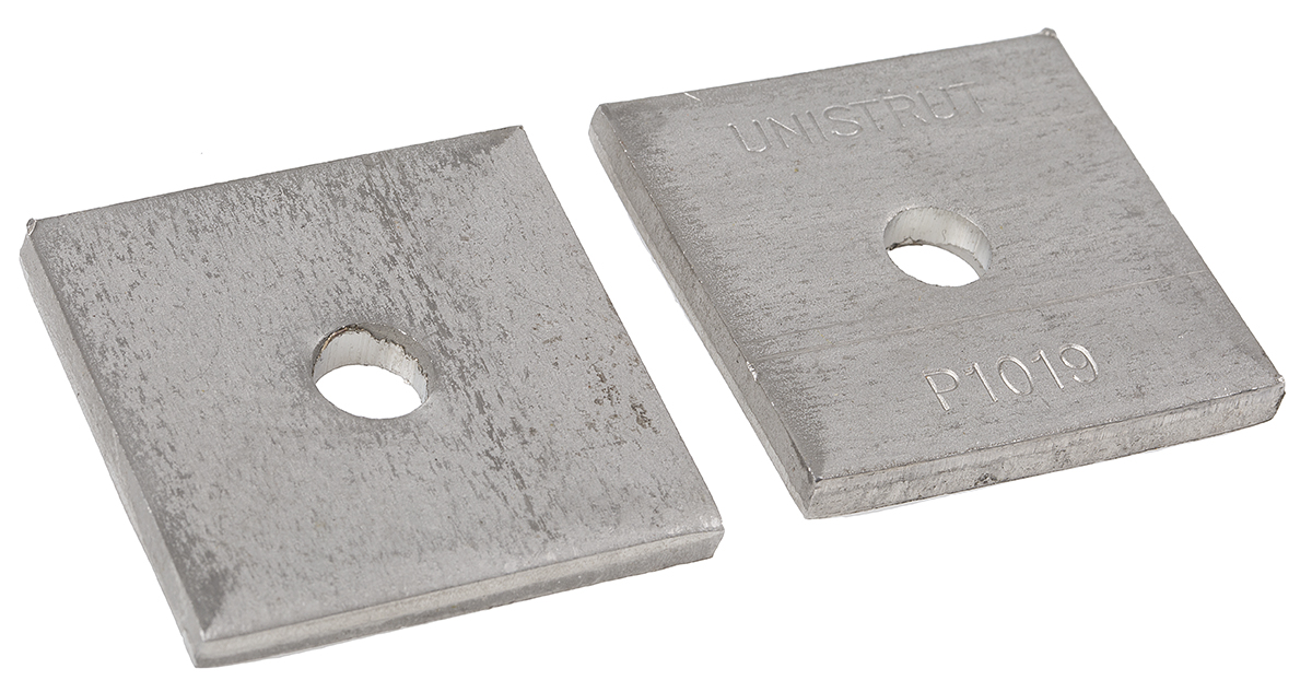 Stainless Steel Square Bracket 1 Hole, 9mm Holes, 41.3 x 41.3mm