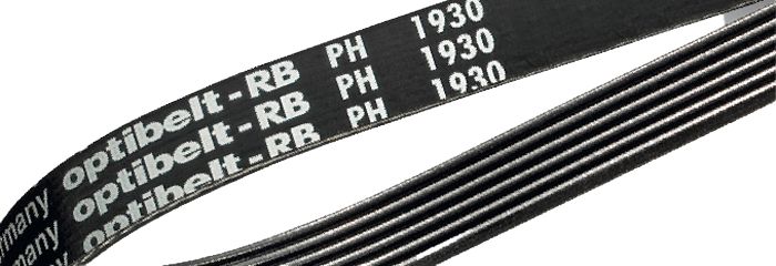 OPTIBELT Rubber RB Drive Belt, 954mm Length, 28.2mm Width