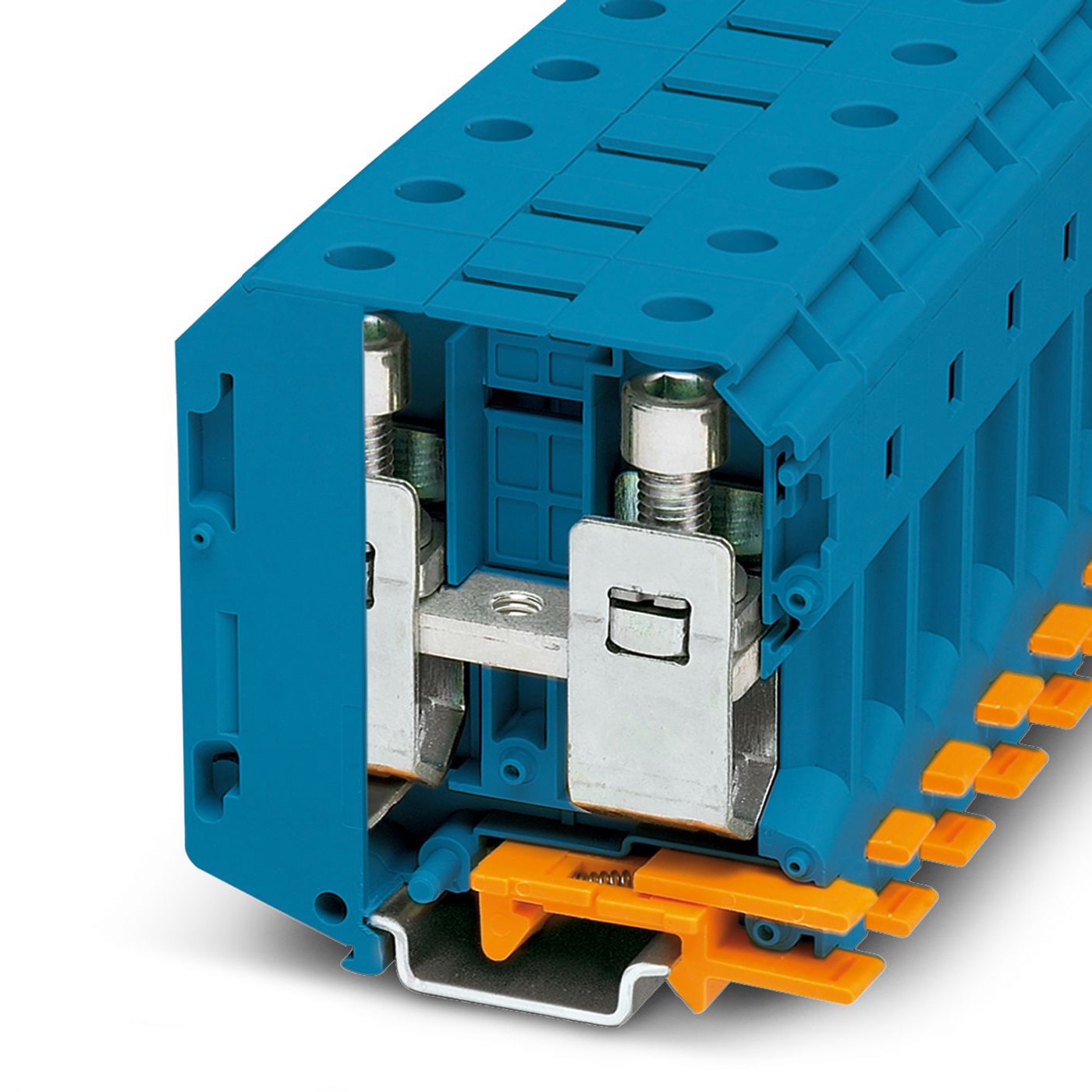 Phoenix Contact 3244601 UKH 70 Series Blue, 16 → 95mm², Screw Termination, ATEX, IECEx