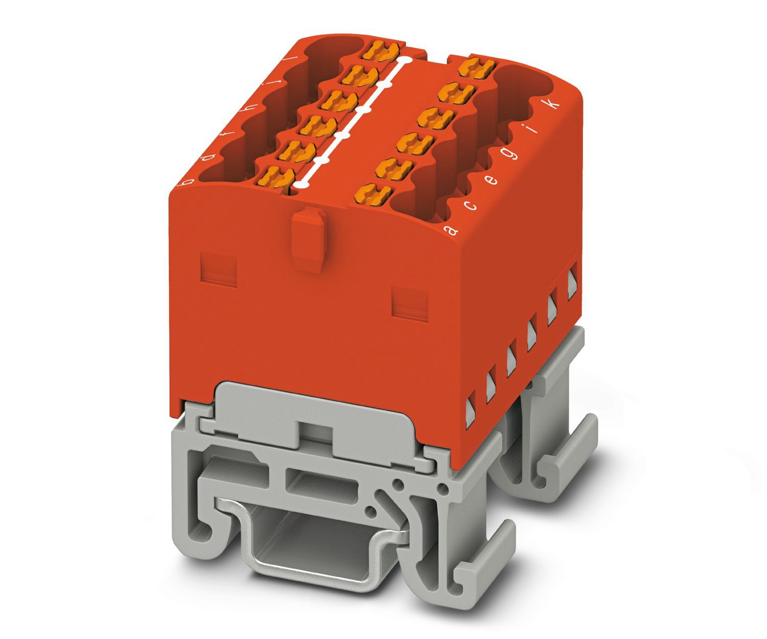 Phoenix Contact Distribution Block, 12 Way, 2.5mm², 17.5A, 500 V, Red