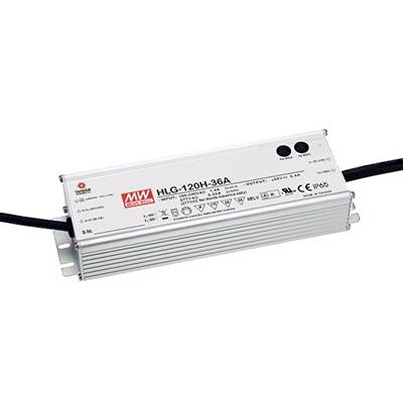 MEAN WELL LED Driver, 42V Output, 120W Output, 2.65A Output, Constant Current / Constant Voltage Dimmable