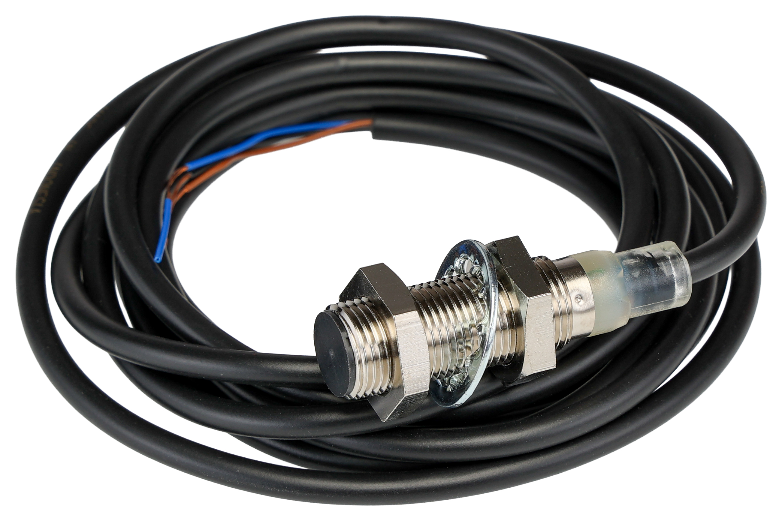 Omron Inductive Threaded Barrel Proximity Sensor, M12, 4 mm Detection, NPN NC, 12 → 24 V dc