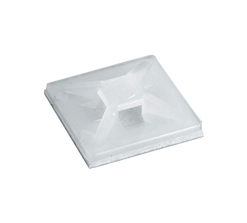 Thomas & Betts Self Adhesive Black Cable Tie Mount 29 mm x 29mm, 7.6mm Max. Cable Tie Width