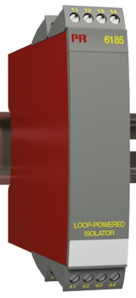 PR Electronics 6185A Series Loop Powered Isolator, Current Input, Current Output